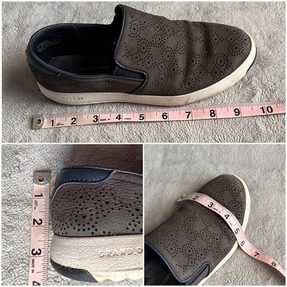 Cole Haan GrandPro Crosscourt Paisley Perforated Slip-On Skater Sneakers GrandOS - Picture 17 of 17